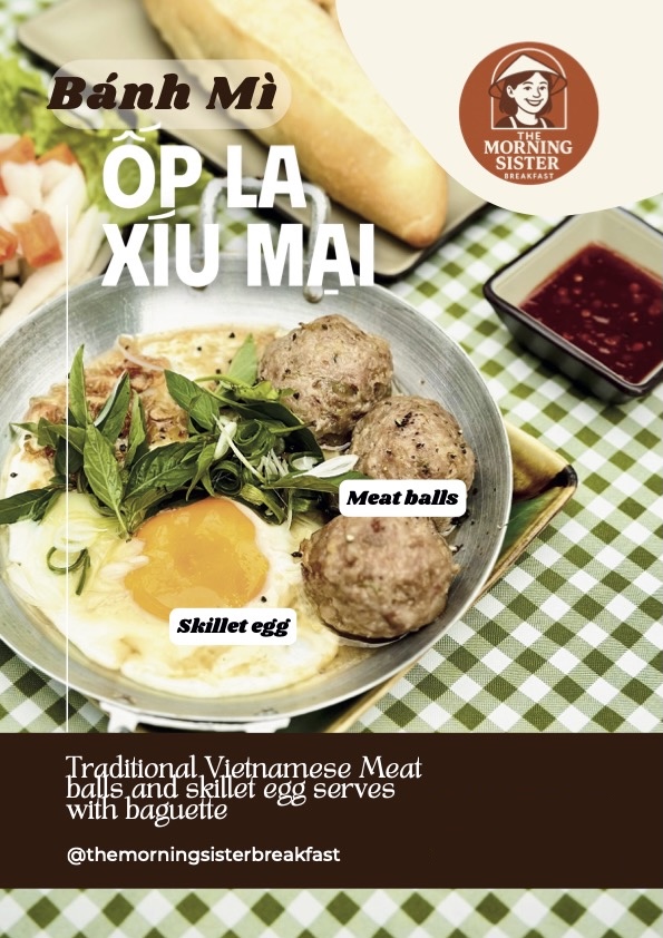 Op La Xiu Mai - Vietnamese Omelette with Meatballs